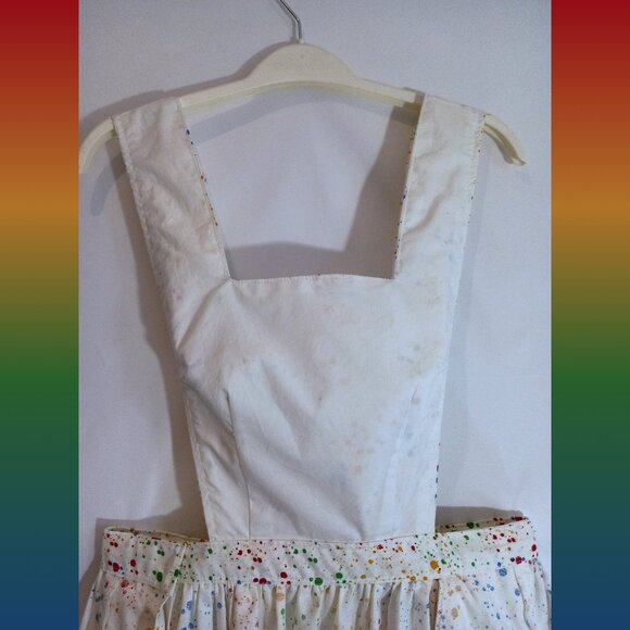 Handmade A-line Midi Pinafore Apron Pullover Jumper Butterick Pattern 6671 - Picture 9 of 13